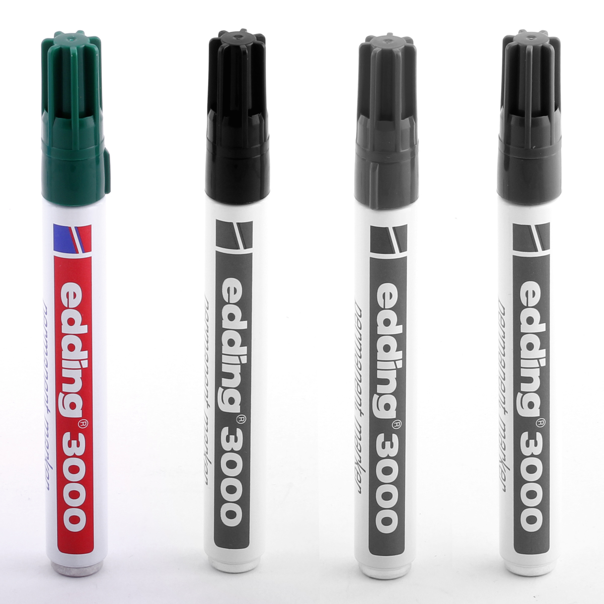 Edding 3000 permanent Marker Rundspitze einzeln 10er 10 Farben-Set ...